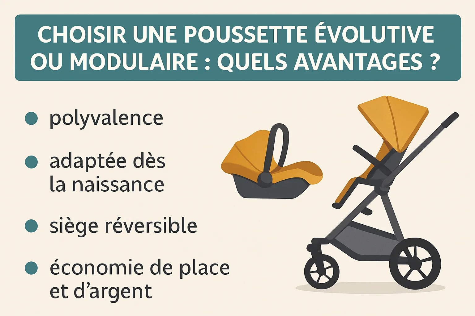 poussette evolutivemodulaire